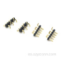 Fila única SMT del jefe del Pin de paso de 2,0 mm